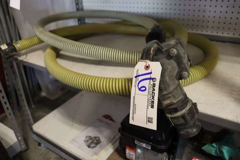 Pacer Pumps SEB2PC Briggs 550 Series - 127cc transfer pump with suction & discharge hose - Like New