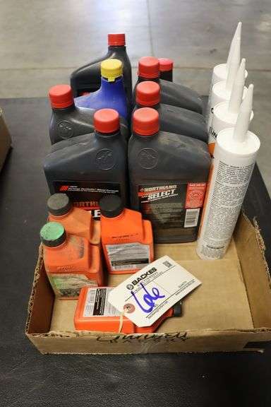 Box to go - 10W-30 oil and caulk