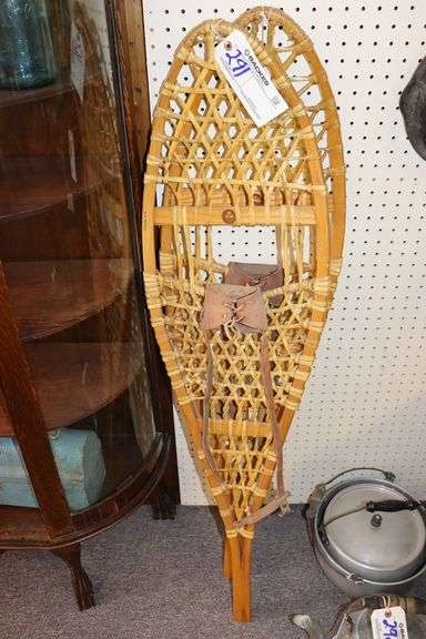 Set of vintage snow shoes