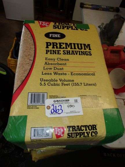 4 bags of premium pine shavings