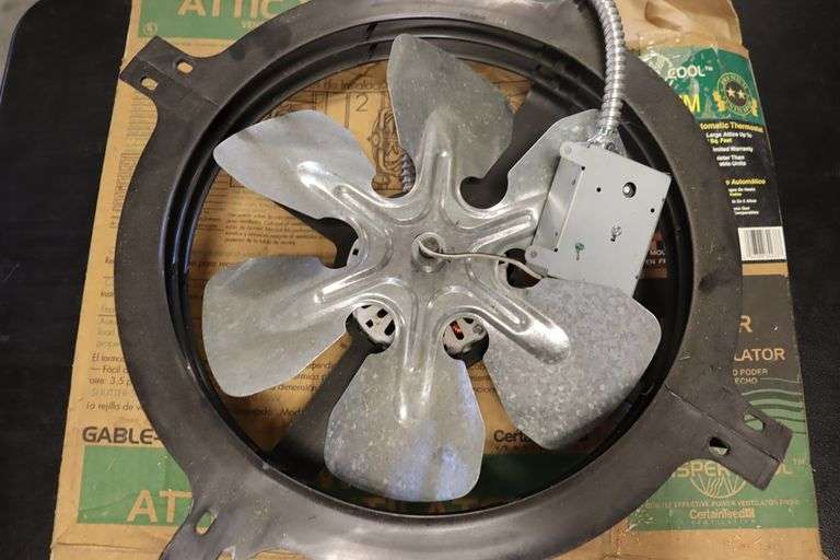 Wisper Cool attic vent fan