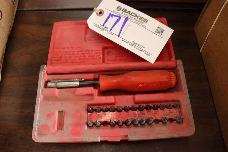 Mac Tools screw driver kit