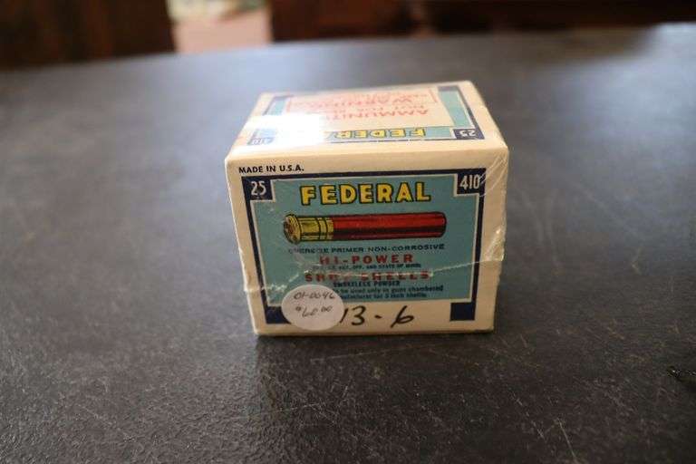 Federal 410 ammo - box feels full