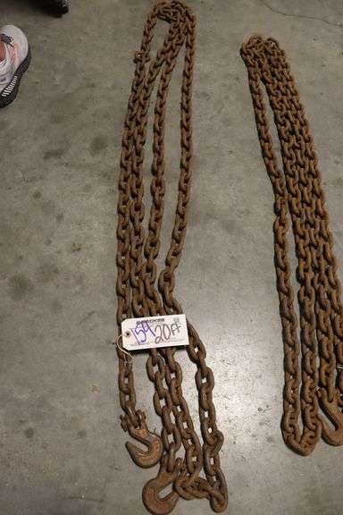 20' Log chain with hooks on both ends