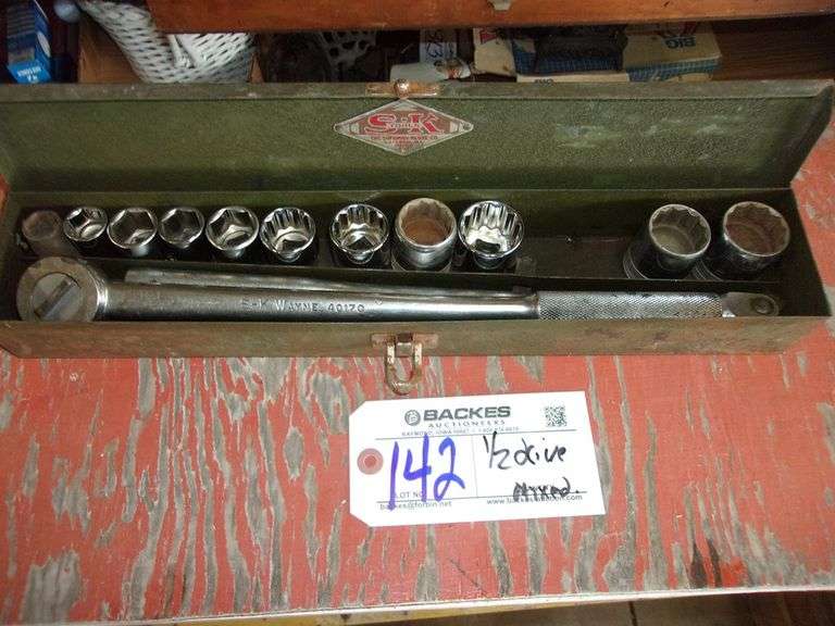 1/2" drive socket set