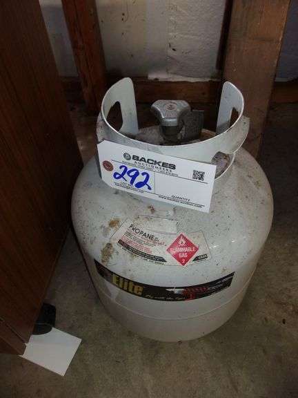 LP tank with product