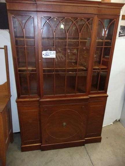 44" x 15" x 72"T   hutch, needs small repair