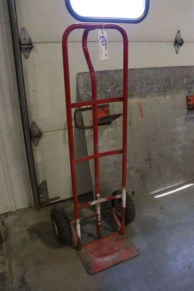 2 wheel hand cart with pneumatic tires
