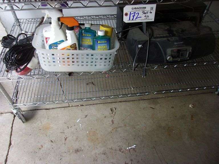 Shelf to go boat product and radios
