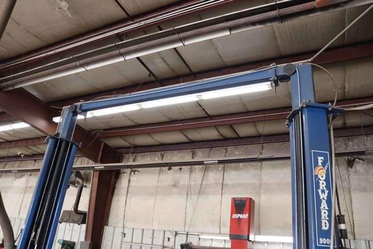 Forward 9000A automotive 2 post hoist - 1 PH - 2 HP - 144" tall