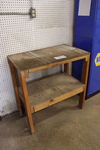 22" x 36" wood table