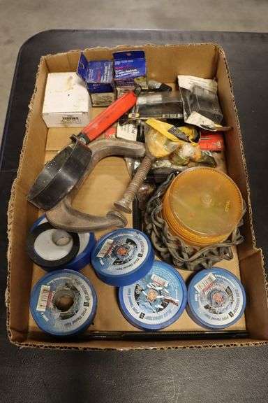 Box to go - Teflon tape & C-clamp
