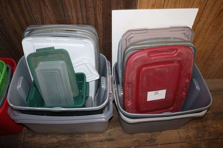 All to go - Totes with some lids