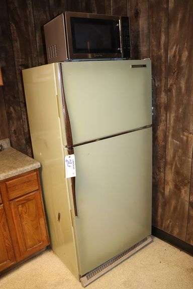 Pair to go - Magic Chef microwave & GE refrigerator