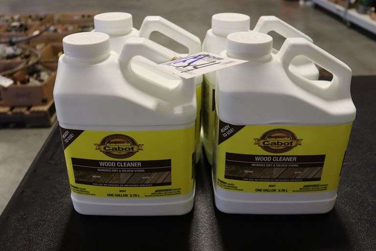 Times 4 - Cabot Wood cleaner - 1 gallon containers