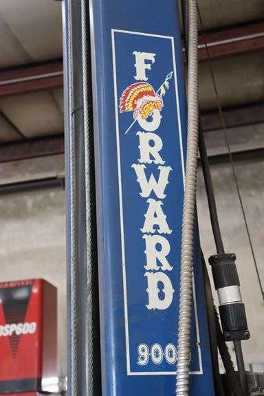 Forward 9000A automotive 2 post hoist - 1 PH - 2 HP - 144" tall
