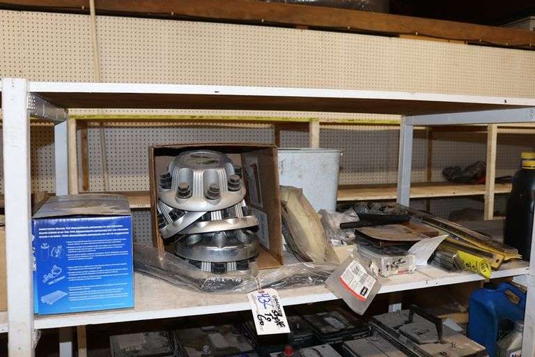 Shelf to go - Hub caps, windshield wipers, & more