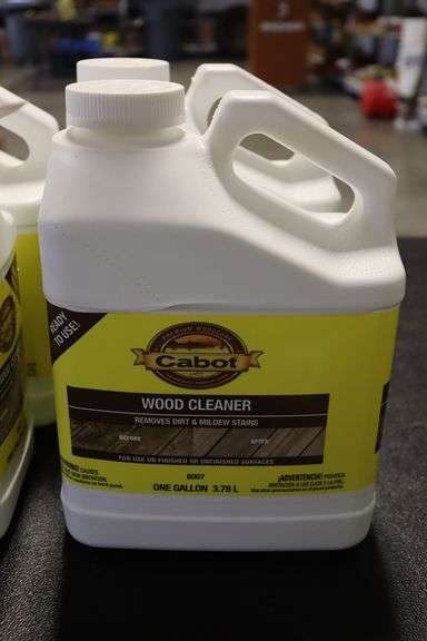 Times 4 - Cabot Wood cleaner - 1 gallon containers