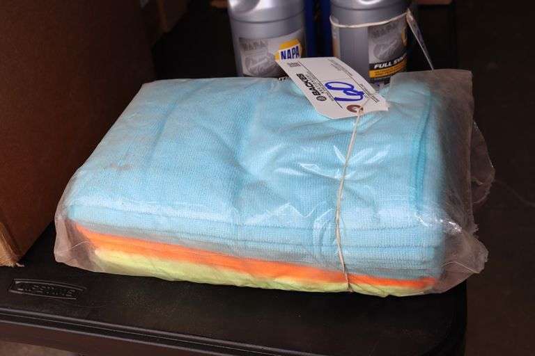 New pack of microfiber towels