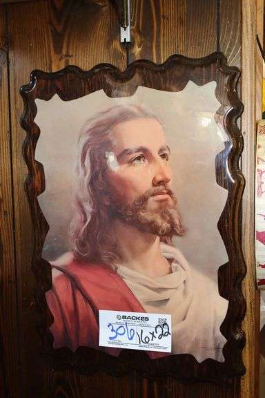 16" x 22" wood Jesus portrait