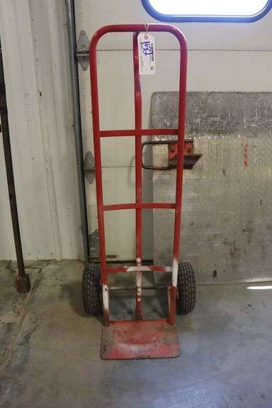 2 wheel hand cart with pneumatic tires