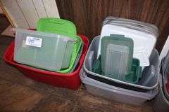 All to go - Totes with some lids