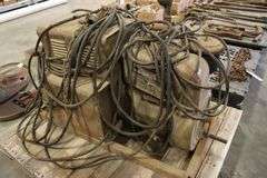 Hobart 2225 gas generator welder, DC amps 200 - 25 volt, Wisconsin size 3-1/4 x 3-1/4 size motor