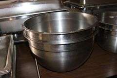 Times 2 - stainless heavy duty 13 qt. mixing bowls