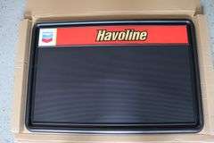 New Chevron Havoline 16" x 32" letter board with letters