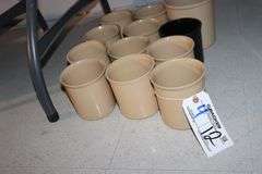 All to go - 12 round poly bain maries