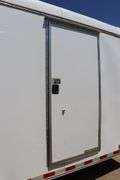 2015 H&H 20' - 14,000# tandem axle Enclosed Trailer, side door, fold down rear door, 84" interior door height, single row of E-Track, showing some dents & scratches, 2-5/16" ball hitch,  Vin # 533TC2020FC250779
