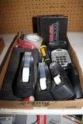 Box flat to go - Tape shooters, calculator, & more