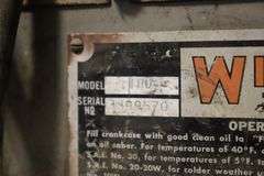 Hobart 2225 gas generator welder, DC amps 200 - 25 volt, Wisconsin size 3-1/4 x 3-1/4 size motor