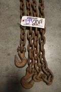 20' Log chain with hooks on both ends