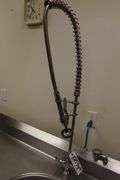 78" stainless left hand soil table