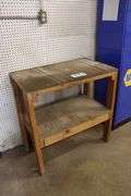 22" x 36" wood table