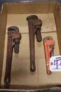 Times 3 - Pipe wrenches - various brands