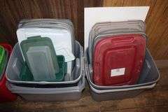 All to go - Totes with some lids