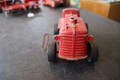 Vintage wind up metal tractor - couldn’t find name or stamps