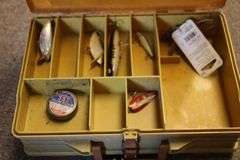 Plano Mega fish tackle box with inventory