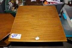 30" x 30" wood table