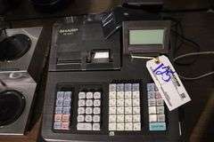 Sharp XE-A507 cash register - no key