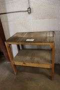 22" x 36" wood table