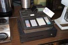 Sharp XE-A507 cash register - no key