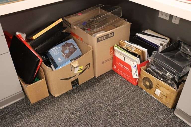 All to go - Binders, 3 hole punches, & office related