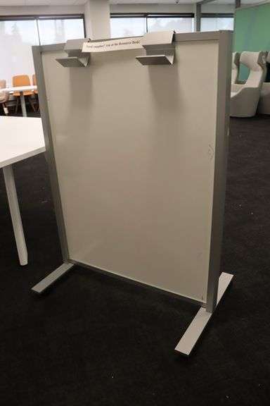 36" x 48" portable dual sided dry erase board
