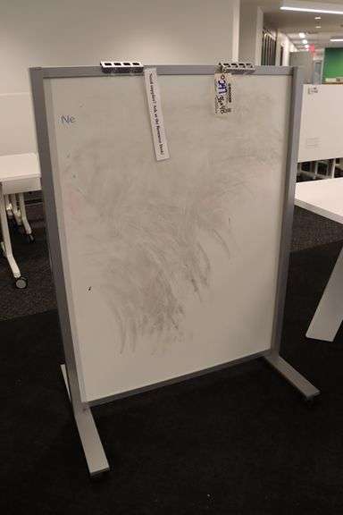 36" x 48" portable dual sided dry erase board