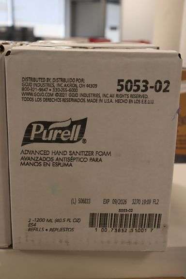 Times 4 - Boxes of Purell hand sanitizer