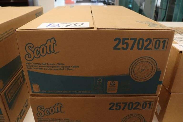 Times 2 - Cases of Scotts hand towels