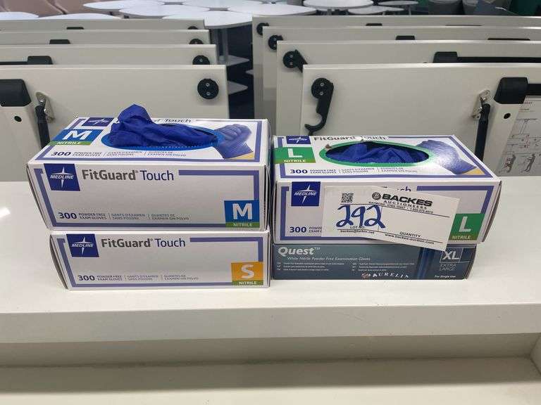 All to go - 4 boxes of exam gloves